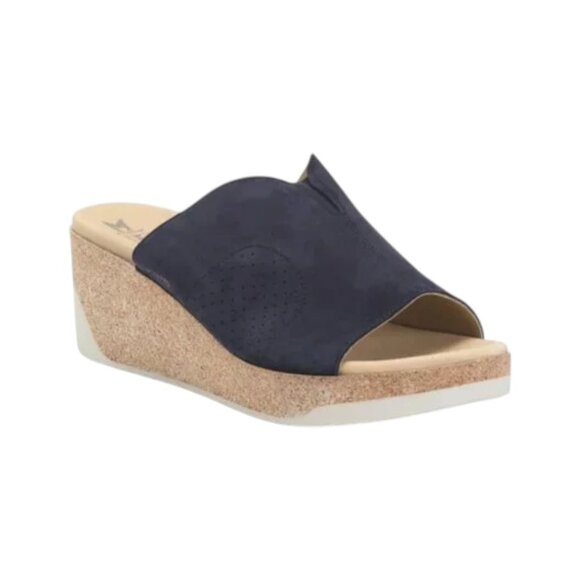 MEPHISTO Indigo Suede Giuletta Sandals - Picture 1 of 2